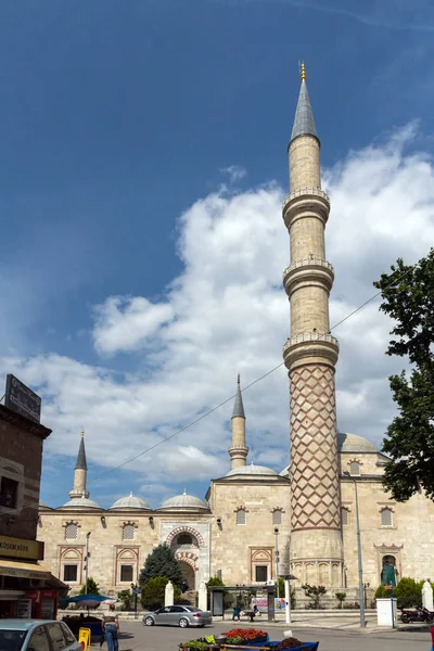 Edirne Turcja Maja 2018 Zewnątrz Wyświetl Serefeli Meczet Meczet Centrum — Zdjęcie stockowe