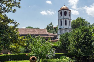 Plovdiv, Bulgaristan - 5 Temmuz 2018: St Constantine ve St. Elena Kilisesi eski şehir Plovdiv, Bulgaristan Bulgar canlanma dönemi