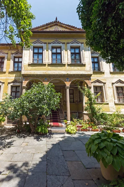 Plovdiv Bulgaria July 2018 Houses Period Bulgarian Revival Old Town — стоковое фото