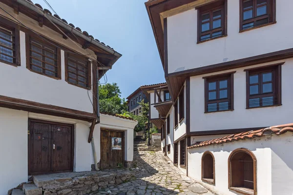 Plovdiv Bulgaria July 2018 Houses Period Bulgarian Revival Old Town — стоковое фото