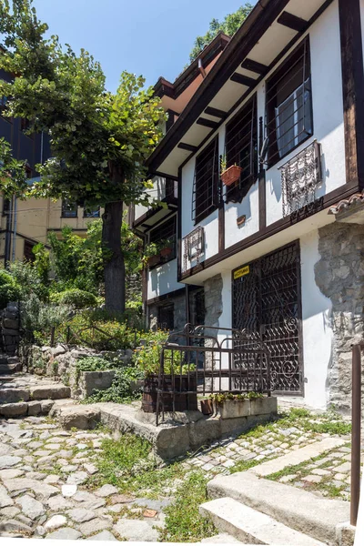 Plovdiv Bulgária Julho 2018 Casas Período Renascimento Búlgaro Cidade Velha — Fotografia de Stock