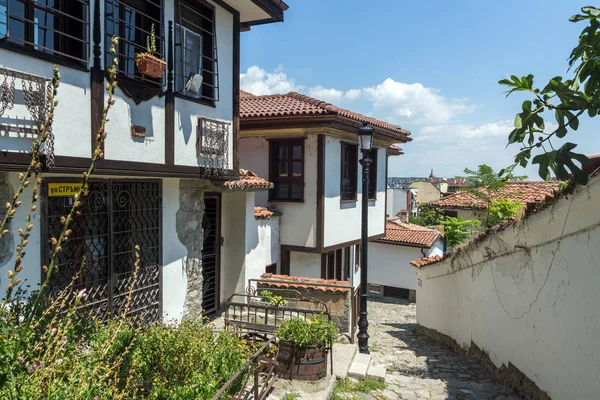 Plovdiv Bulgaria July 2018 Houses Period Bulgarian Revival Old Town — стоковое фото