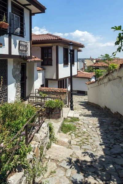 Plovdiv Bulgaria July 2018 Rumah Rumah Dari Periode Kebangkitan Bulgaria — Stok Foto