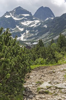 Bulgaristan 'ın Rila Dağı, Malyovitsa zirvesinin şaşırtıcı yaz manzarası