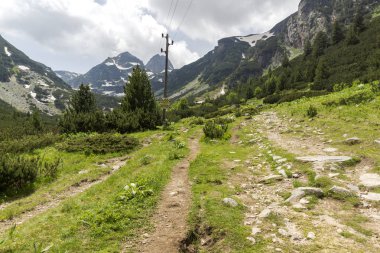 Bulgaristan 'ın Rila Dağı, Malyovitsa zirvesinin şaşırtıcı yaz manzarası