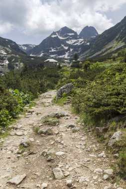 Bulgaristan 'ın Rila Dağı, Malyovitsa zirvesinin şaşırtıcı yaz manzarası