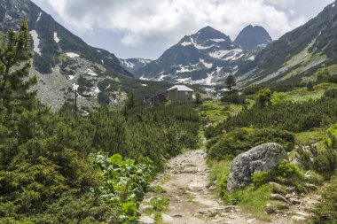 Bulgaristan 'ın Rila Dağı, Malyovitsa zirvesinin şaşırtıcı yaz manzarası