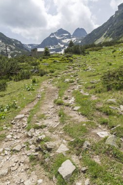 Bulgaristan 'ın Rila Dağı, Malyovitsa zirvesinin şaşırtıcı yaz manzarası