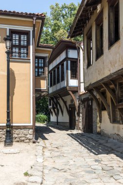 Plovdiv, Bulgaristan - 5 Temmuz 2018: Ortaçağ St Constantine ve St. Elena Kilisesi eski şehir Plovdiv, Bulgaristan