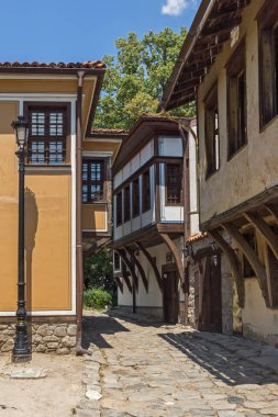 Plovdiv, Bulgaristan - 5 Temmuz 2018: Ortaçağ St Constantine ve St. Elena Kilisesi eski şehir Plovdiv, Bulgaristan