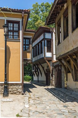 Plovdiv, Bulgaristan - 5 Temmuz 2018: Ortaçağ St Constantine ve St. Elena Kilisesi eski şehir Plovdiv, Bulgaristan