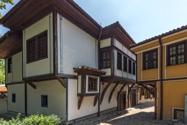 Plovdiv, Bulgaristan - 5 Temmuz 2018: Ortaçağ St Constantine ve St. Elena Kilisesi eski şehir Plovdiv, Bulgaristan