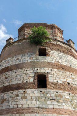 Edirne, Türkiye - 26 Mayıs 2018: Kule Makedonya Edirne şehri, Doğu Trakya, Türkiye'nin merkezi