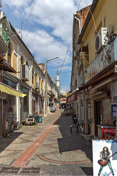 Edirne Turcja Maja 2018 Zakupy Wyłączonej Ruchu Kołowego Ulicy Centrum — Zdjęcie stockowe