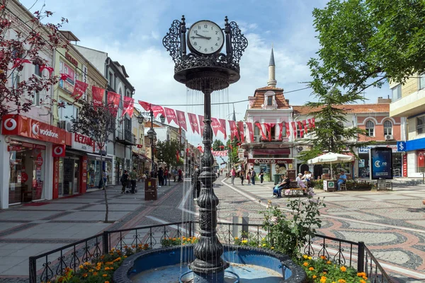 Edirne Türkei Mai 2018 Einkaufsstraße Zentrum Der Stadt Edirne Ostthrakien — Stockfoto
