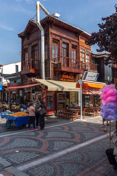 Edirne Turquía Mayo 2018 Calle Peatonal Comercial Centro Ciudad Edirne —  Fotos de Stock