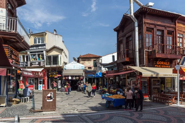 Edirne Turecko Května 2018 Nákupní Pěší Zóně Centru Města Edirne — Stock fotografie