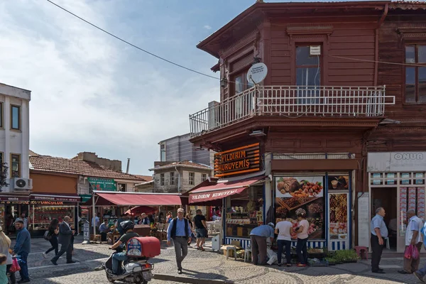 Edirne Turkiet Maj 2018 Shopping Gågatan Centrum Staden Edirne Östra — Stockfoto