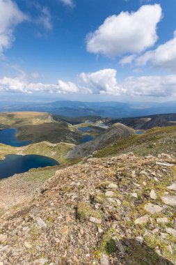 Muhteşem manzarasına yedi Rila göller, Rila Dağı, Bulgaristan