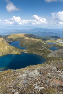 Muhteşem manzarasına yedi Rila göller, Rila Dağı, Bulgaristan