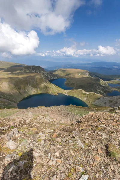 Yaz görünümü böbrek ve göz göller, Rila Dağı, yedi Rila göller, Bulgaristan