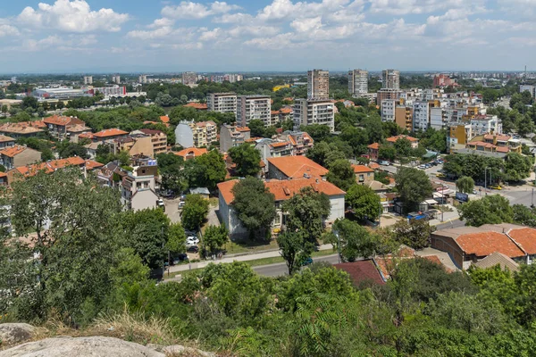 Plovdiv Bulgária Július 2018 Panorámás Kilátás Város Plovdiv Nebet Tepe — Stock Fotó