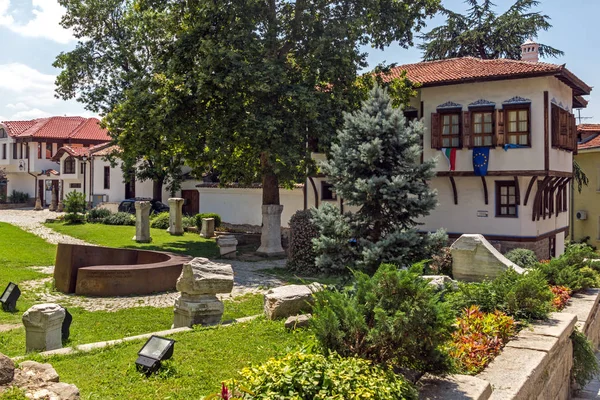 Plovdiv Bulgaria Julio 2018 Casas Del Siglo Xix Reserva Arquitectónica — Foto de Stock