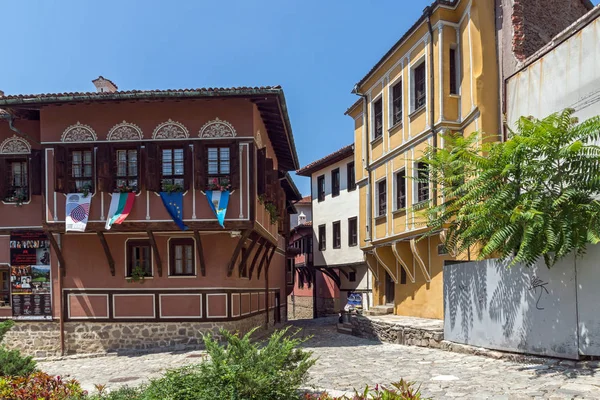 Plovdiv Bulgarie Juillet 2018 Maisons Xixe Siècle Dans Une Réserve — Photo