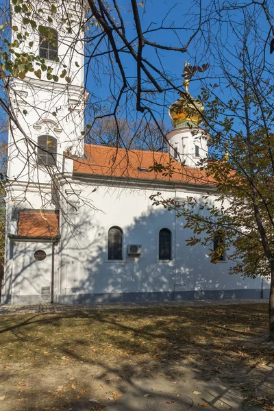 Novi Sad Vojvodina Serbien November 2018 Ortodoxa Nikolas Kyrkan Saint — Stockfoto