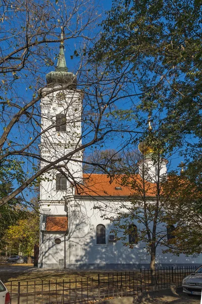 Novi Sad Vojvodina Serbia November 2018 Orthodox Nikolas Church Saint — Stock Photo, Image