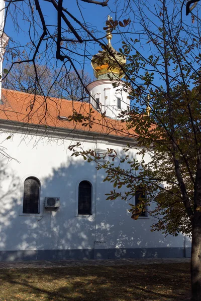 Novi Sad Vojvodina Sérvia Novembro 2018 Igreja Ortodoxa Nikolas São — Fotografia de Stock