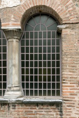 Yunanistan 'ın orta kesimindeki Selanik kentinde bulunan Acheiropoietos antik Bizans Kilisesi