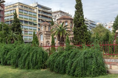 Antik Bizans Panagia Kilisesi Chalkeonin Selanik, Orta Makedonya ve Yunanistan 'ın merkezi