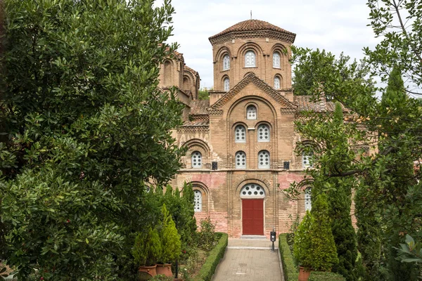 Antik Bizans Panagia Kilisesi Chalkeonin Selanik Orta Makedonya Yunanistan Merkezi — Stok fotoğraf