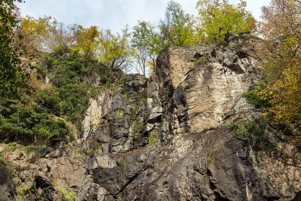 Осенний Вид Самодивский Водопад Родопские Горы Болгария — стоковое фото