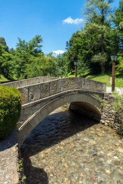 Etar, Gabrovo, Bulgaristan- 6 Temmuz 2018: Etar köyündeeski ev (Etara) Gabrovo kasabası yakınlarında, Bulgaristan