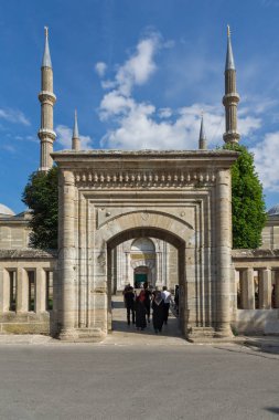 Outside view of Selimiye Mosque Built between 1569 and 1575  in city of Edirne,  East Thrace, Turkey