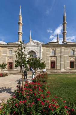 Outside view of Selimiye Mosque Built between 1569 and 1575  in city of Edirne,  East Thrace, Turkey