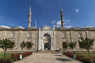 Outside view of Selimiye Mosque Built between 1569 and 1575  in city of Edirne,  East Thrace, Turkey