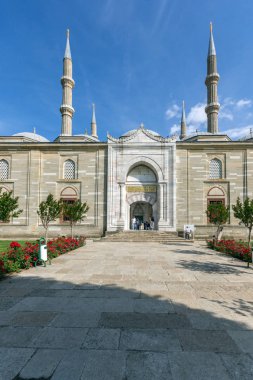 Outside view of Selimiye Mosque Built between 1569 and 1575  in city of Edirne,  East Thrace, Turkey