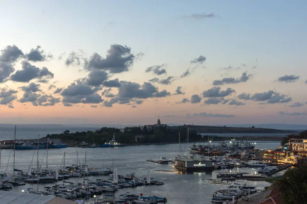 Sozopol Bulgarije Augustus 2018 Amazing Nacht Panorama Van Poort Van — Stockfoto