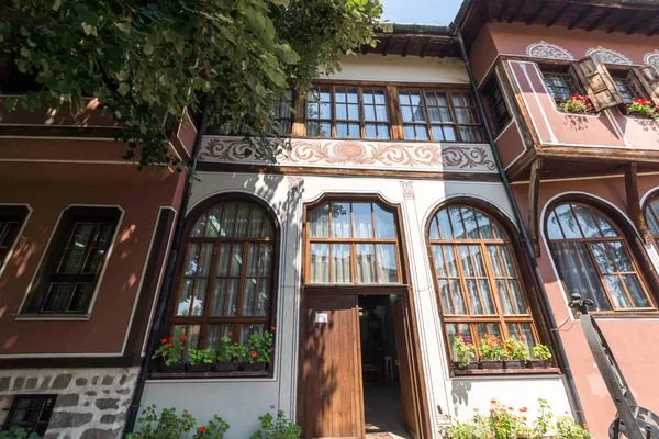 Plovdiv Bulgarie Juillet 2018 Musée Maison Balabanov Dans Réserve Architecturale — Photo