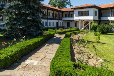 Plovdiv, Bulgaristan - 5 Temmuz 2018: Müzesi Hindliyan House yedekte mimari ve tarihi eski şehir şehir Plovdiv, Bulgaristan
