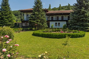 Plovdiv, Bulgaristan - 5 Temmuz 2018: Müzesi Hindliyan House yedekte mimari ve tarihi eski şehir şehir Plovdiv, Bulgaristan