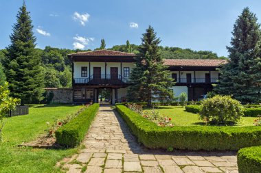 Plovdiv, Bulgaristan - 5 Temmuz 2018: Müzesi Hindliyan House yedekte mimari ve tarihi eski şehir şehir Plovdiv, Bulgaristan