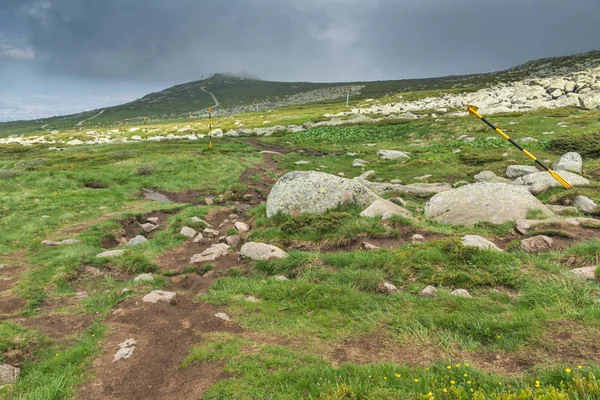 Landscape Green Hills Vitosha Mountain Cherni Vrah Peak Sofia City — Stock Photo, Image