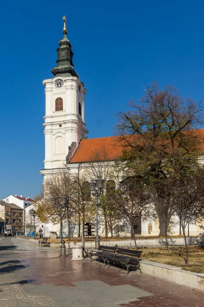 Novi Sad Vojvodina Serbia Noviembre 2018 Iglesia Ortodoxa Ascensión Santa —  Fotos de Stock