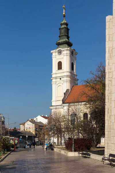 Novi Sad Vojvodina Serbien November 2018 Ortodoxa Kyrkan Heliga Moderns — Stockfoto