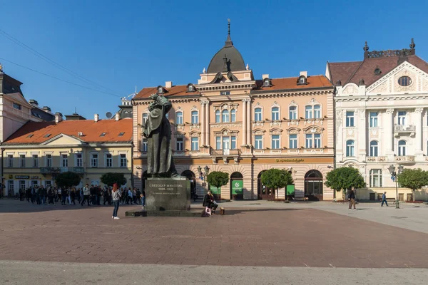 Novi Sad Voyvodina Sırbistan Kasım 2018 Binalar Merkezi Olan Şehir — Stok fotoğraf