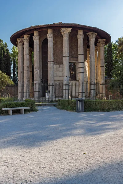 Roma Talya Haziran 2017 Ruins Tapınağı Herkül Victor City Roma — Stok fotoğraf